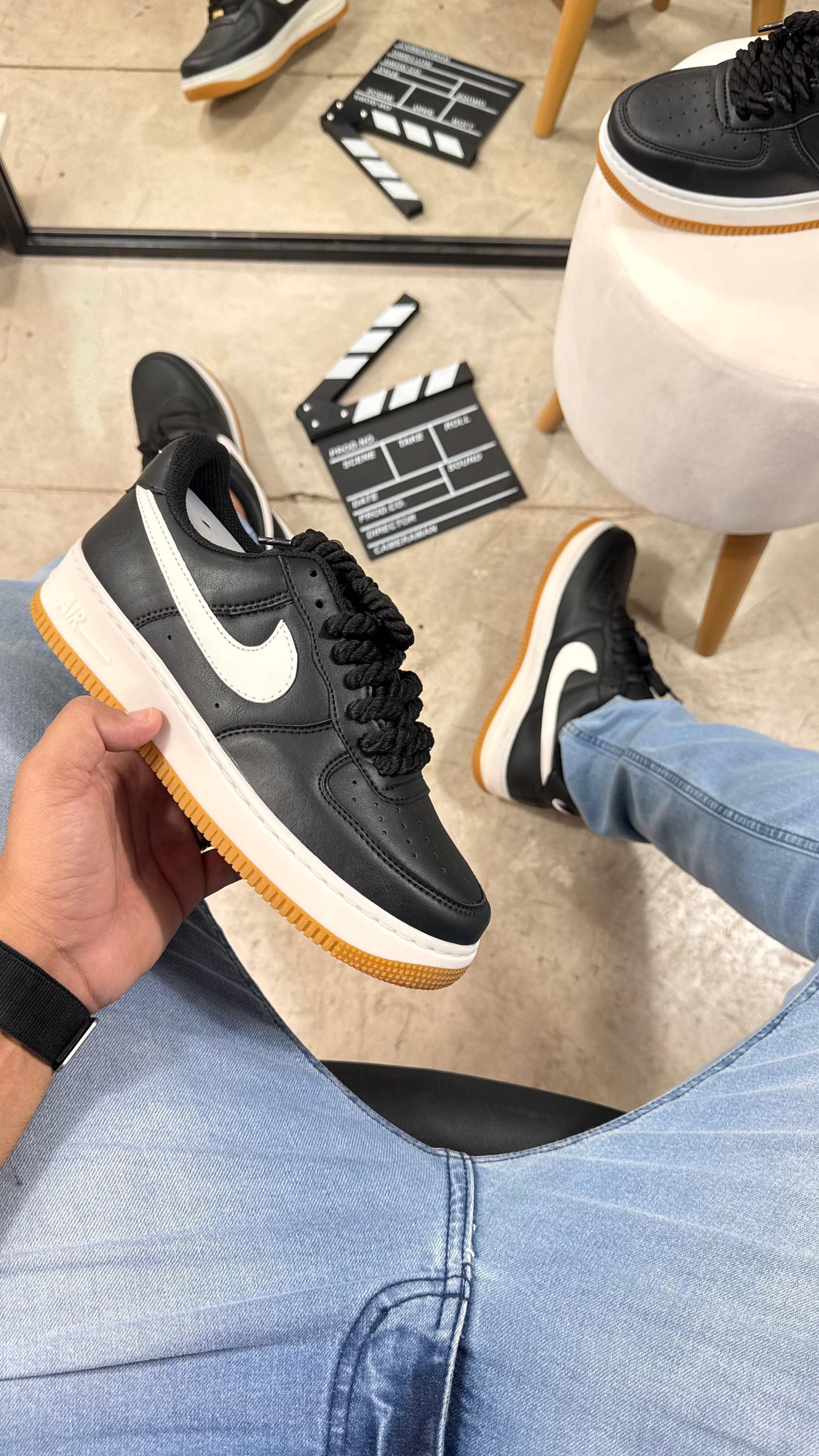 TÊNIS AIR FORCE LINHA LUXO - COURO