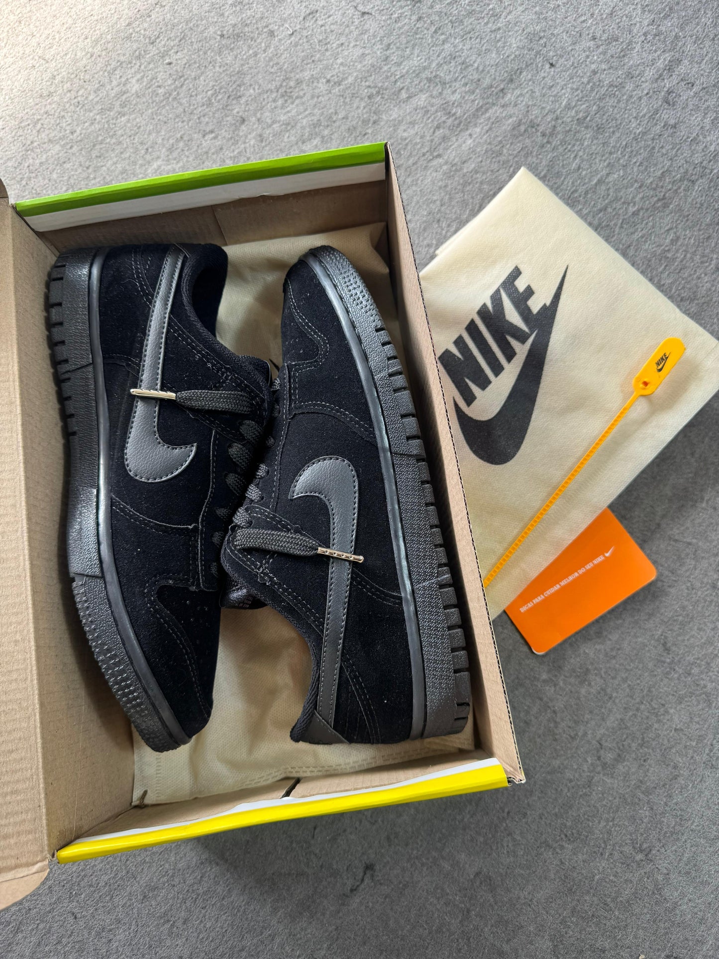 TÊNIS DUNK linha luxo All black