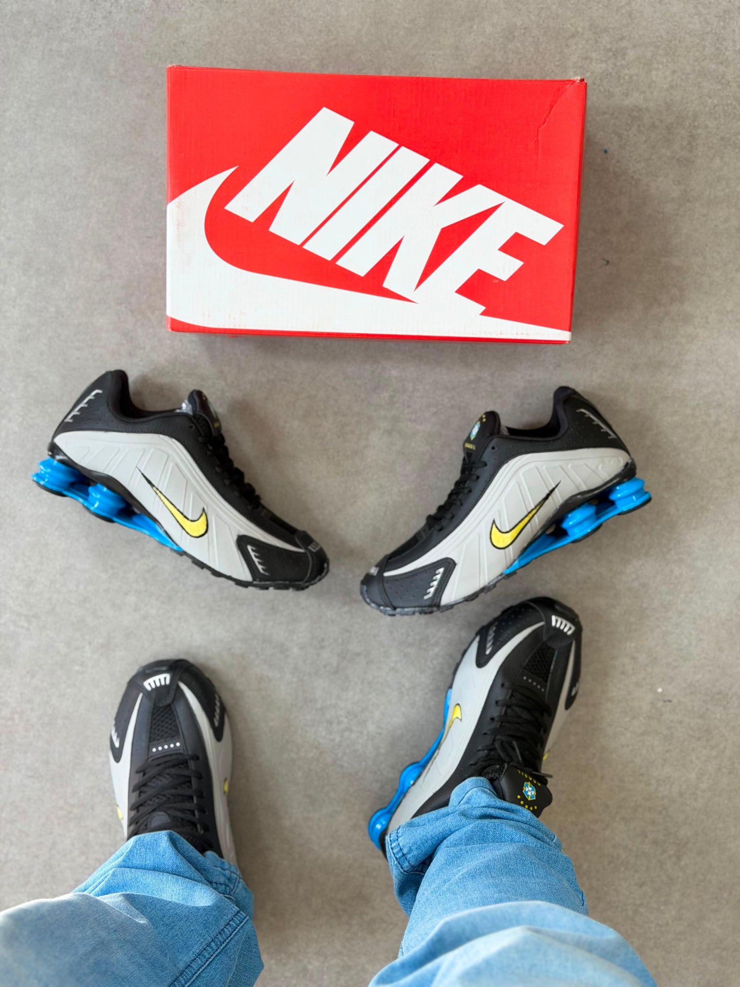 Tênis Shox R4 Brasil  Edição Especial Neymar